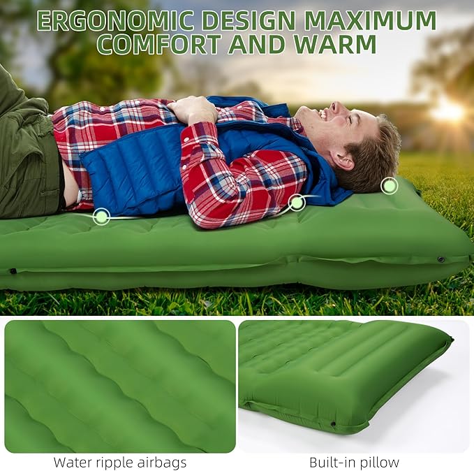 WildsHavens Deluxe Inflatable Sleeping Pad