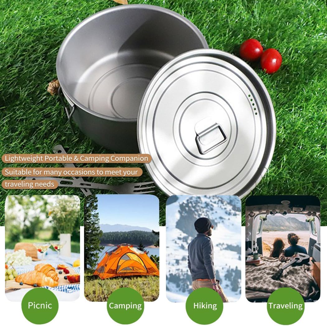 WildsHavens Titanium Camp Cookware Set