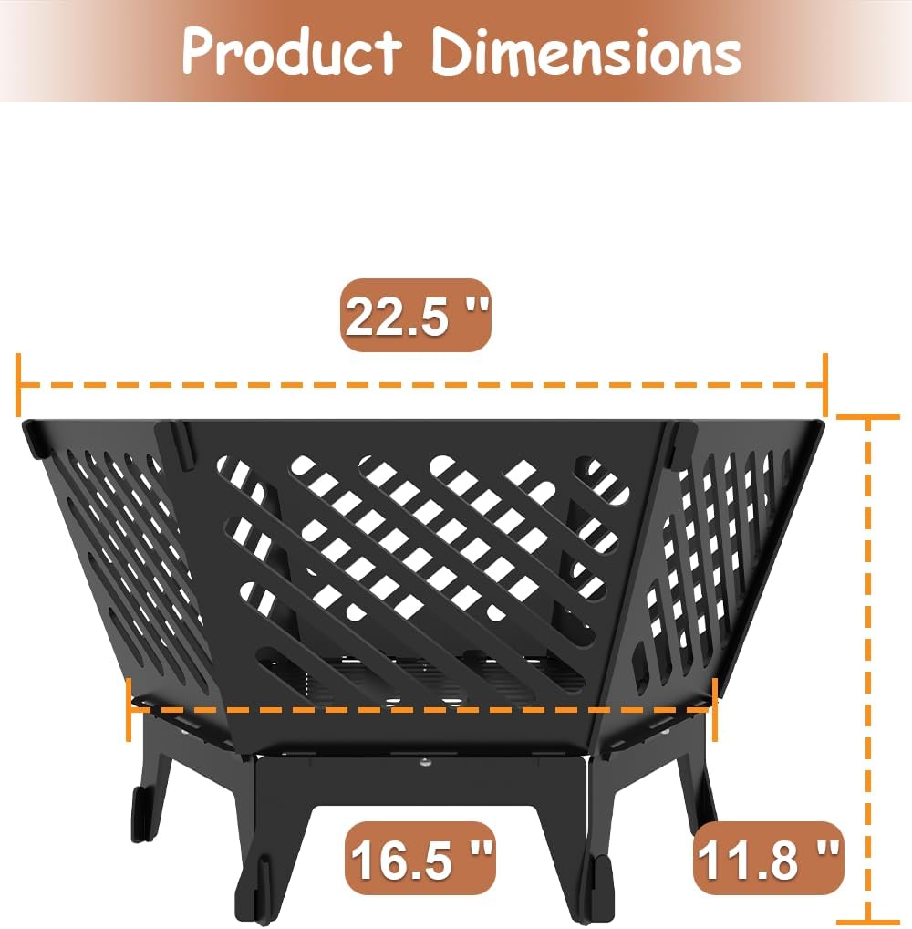 WildsHavens Portable Fire Pit