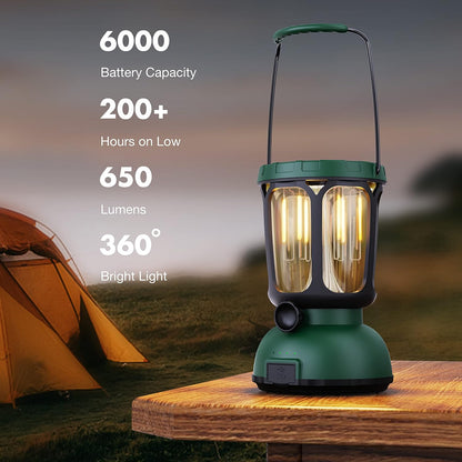 WildsHavens Solar-Powered Camping Lantern