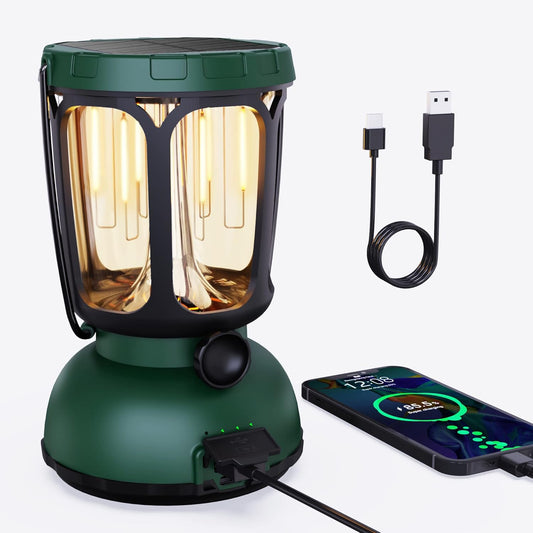 WildsHavens Solar-Powered Camping Lantern