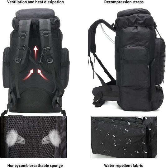 WildsHavens Explorer Hiking Backpack 70L