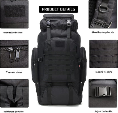 WildsHavens Explorer Hiking Backpack 70L