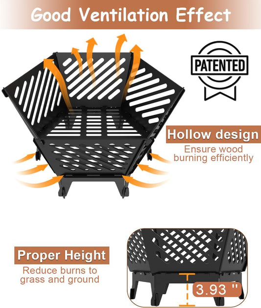 WildsHavens Portable Fire Pit